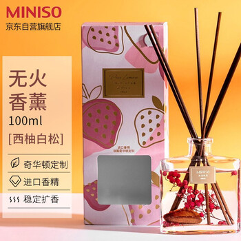 名创优品(miniso)花果水语系列-永生花无火香薰(扁柏)(100ml)