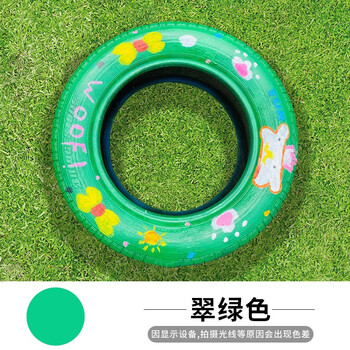 高登 幼儿园轮胎漆水性漆涂鸦彩绘漆防晒防水涂料外墙花盆墙油漆家用 翠绿 1kg