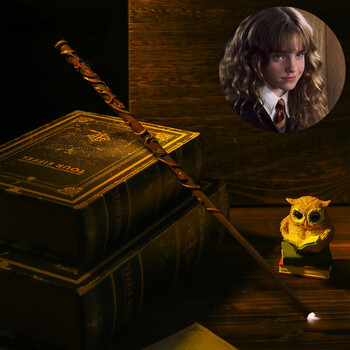 漯岚哈利波特魔杖发光金属魔法棒赫敏邓布利多纽特摆件cosplay道具