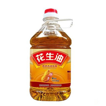 晨臻 花生浓香油农家自榨食用花生油自榨花生油食用油 5斤一桶