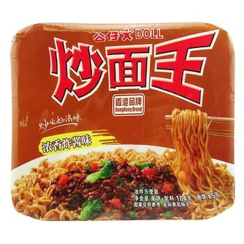 食汁民归炒面王六种口味速食泡面快餐面即食面方便面 (107g浓香炸酱味