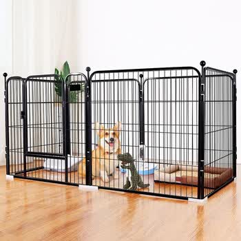 狗栅栏小型犬中型犬大型犬金毛栅栏猫咪护栏泰迪狗笼家用围栏宠物用品