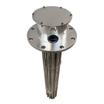 定制适用大功率防爆加热管工业电锅炉导热油加热器法兰加热棒水箱电热