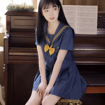 秋季正統小蒲生jk制服關西襟三本水手服日本軟妹校服學院風套裝裙短袖