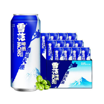 雪花啤酒 雪花啤酒 Snowbeer 勇闯天涯500ml 12听整箱装 行情报价价格评测 京东