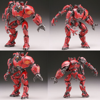 neca环太平洋机甲模型复仇危险流浪者关节可动玩具 环1赤红暴风