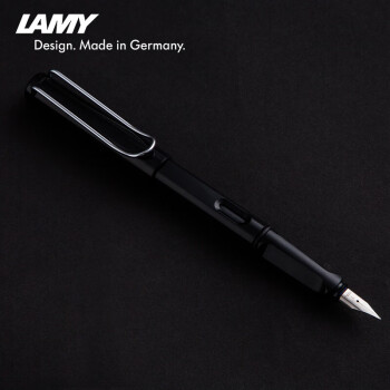 凌美（LAMY）钢笔 狩猎系列墨水笔 大学生文具情侣礼物练字正姿钢笔 企业团购 亮黑色19-BK-0.5mm 定制刻字