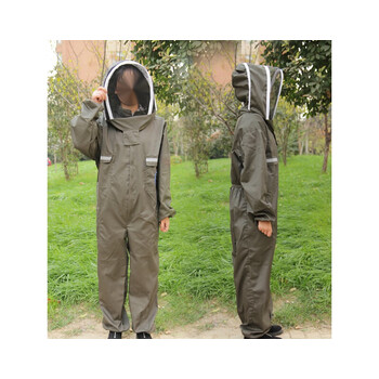 防蜂服全套透气加厚连体全身养蜜蜂工具防护服防蜂帽防蜂衣服