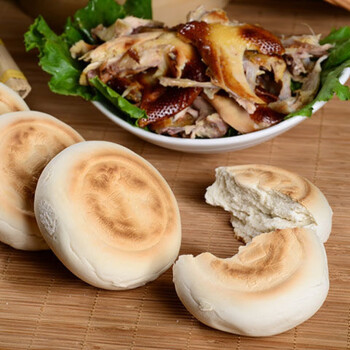 山东特产高密石磨火烧姚哥庄火烧潍坊杠子头火烧饼馒头面食150gx8石磨