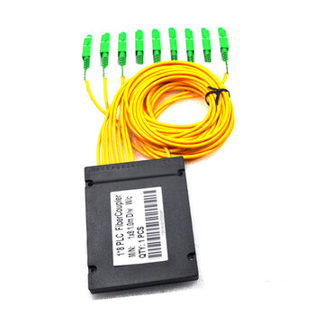 鸿升光电信级皮线光纤尾纤分光器sc1比:2一分二4分路器8分16 1分2 sc