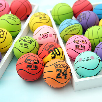 迪士尼高弹力球实心迷你小篮球橡胶跳跳宝宝手抓训练蹦蹦球没味儿童