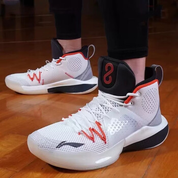 李宁篮球鞋男鞋音速8耐磨防滑回弹高帮篮球专业比赛鞋减震透气运动鞋