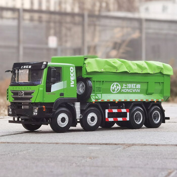 搅拌车 自卸车 解放j6h箱货卡车模型乘龙h7渣土车 工程车 红岩杰狮 4*