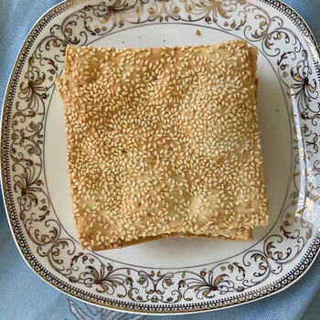 河北保定特产曲阳缸炉吊炉烧饼零食粮食芝麻饼酥脆香小吃 100张豪华