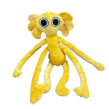 朋友怪物玩具蓝色口水怪公仔玩具游戏绿色兽毛绒玩偶娃娃 黄色多手怪