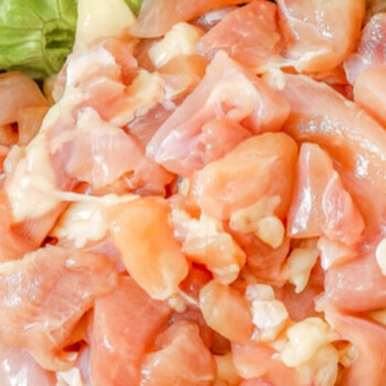 速冻去皮鸡腿肉块新鲜无骨去皮鸡肉爆炒肉丁冷冻半成品3斤