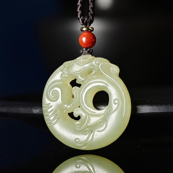 珠玥珠宝和田玉生肖龙吊坠仿古龙挂件男士女款情侣一