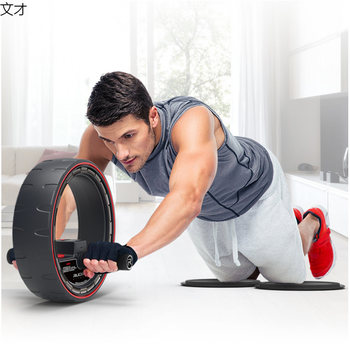腹肌轮男士收腹部健身器材女减肚子滚滑轮家用静音健腹轮 ab wheel