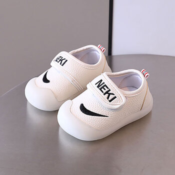 封雄弘桦春秋男童婴儿鞋软底宝宝单鞋新款岁女童学步鞋幼童6白色15码