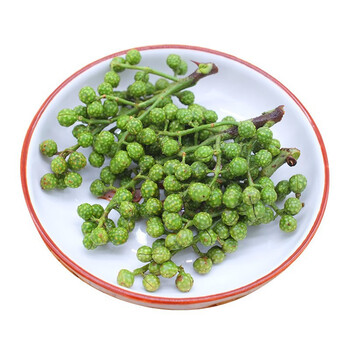 青樱红荔鲜花椒 青麻椒 四川特产正宗特麻青花椒 生花椒保鲜花椒 350g