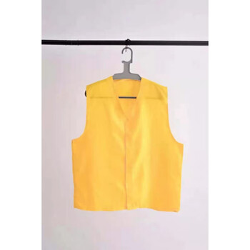 囚服表演服舞台剧拍电影演犯人服装背心劳改犯监狱装囚犯 黄色马甲 s