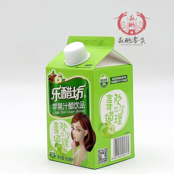 刻凡乐醋坊苹果醋苹果汁醋饮料健康饮品500ml瓶整箱浓缩果苹果味500醋