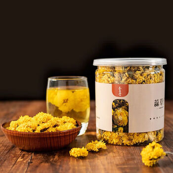 云台山冰菊茶河南焦作冰菊养生茶熬夜组合罐装花茶 60g