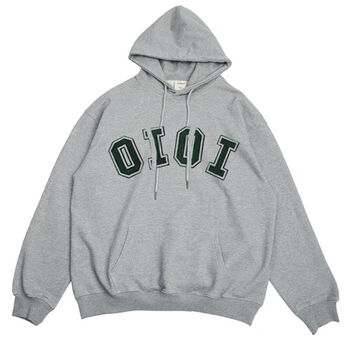 bluewordrose朴彩英同款oioi字母连帽卫衣男女同款情侣装vintage百搭