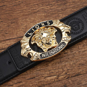 酷奇袋鼠(kuqidaishu)瓦萨琪皮带旋转美杜莎腰带男款pd快手网红同款真