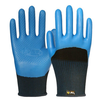 星宇劳保手套优耐保a698耐用耐磨防滑防水天然乳胶防护劳保手套 fa609