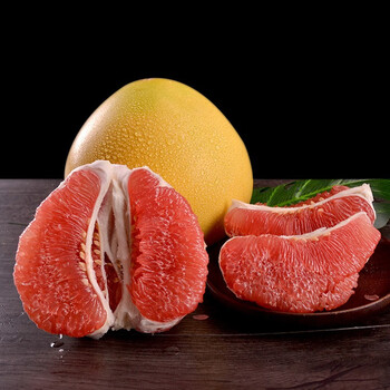 梅珍 福建柚子蜜柚 红肉蜜柚新鲜水果红心柚子 2个尝鲜