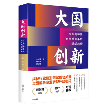 大国创新：从专精特新到隐形冠军的深圳经验