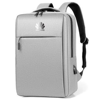 华为适用matebookd1415笔记本2023款电脑包16寸双肩背包14s书包中性灰