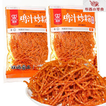双娇鸡汁炒粉湖南特产素食辣条8090后儿时怀旧经典零食大辣条丝 鸡汁