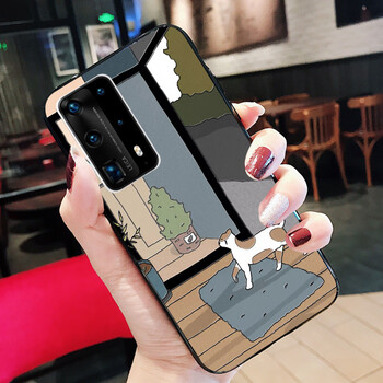 华为p40pro手机壳p40软硅胶p30青春版防摔p30pro套软壳支架p40pro