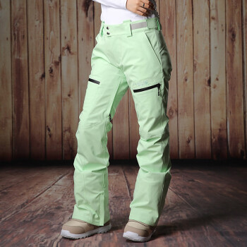 RUNNING RIVER奔流 女士 冬季 新款防风专业款单板滑雪裤O1502 502绿色 36-S