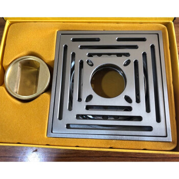 施韵令磁悬浮卫生间洗衣机淋浴房地漏排水快密封好不沾磁 大瀑布拉丝