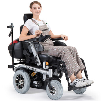 伊凯 电动轮椅ep69雪豹快拆可放汽车后备箱进口配置豪华版送后备箱