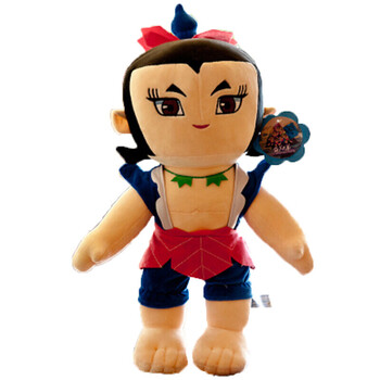 毛绒玩具公仔玩偶抱枕布娃娃儿童生日礼物送女孩七夕情人节 六娃深蓝