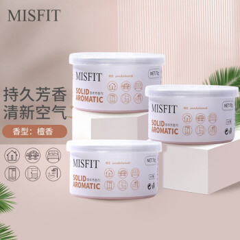 MISFIT固体清新剂70g*3盒（檀香）-价格走势及使用评测