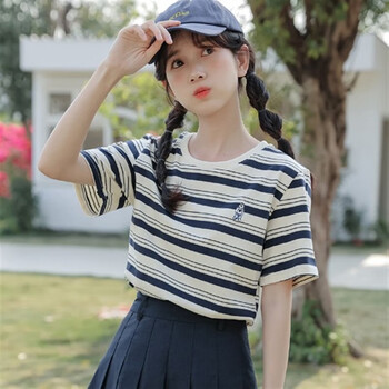 喻小熊青少年女孩衣服夏天初中生高中生半袖12少女短袖t恤15学生13大