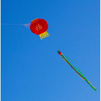 福灯风筝 软体无骨架立体灯笼风筝 成人儿童大型 潍坊 2019新款 福灯