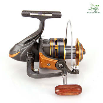 狼王 渔轮鱼线轮黄岩岛10轴无间隙纺车轮路亚轮海竿渔轮抛竿轮全金属