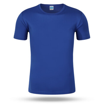 游泳教练救生员水上工作服套装衣服中国救生协会t恤服装短袖池馆 蓝色