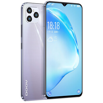 朵唯m12pro智能手机极光幻彩玻璃62英寸水滴全面屏4g全网通游戏超薄