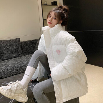 跃景150矮个子穿的中长款羽绒服秋冬季小个子女生黑色oversize女潮冬