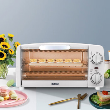 格兰仕(galanz) 电烤箱 小巧迷你便捷10l双层烤位广域控温家用高颜值