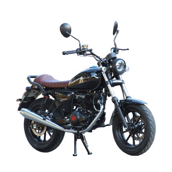 国四电喷小150cc中小型复古太子摩托车小猴子可上牌免购置税 亮黑色