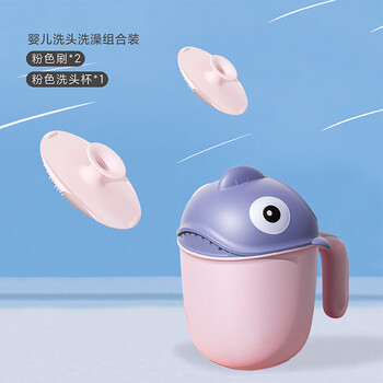 霜魄新生儿洗头刷婴儿洗头刷硅胶去头垢宝宝洗澡用品搓澡泥海绵神器小