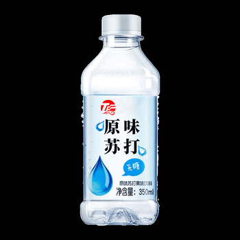 维霆新日期苏打水350mlx1224瓶无气果味苏打水饮料整箱原味苏打水350
